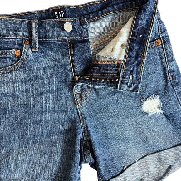 Gap denim jean shorts 5inch light indigo size 26 - Picture 3 of 13